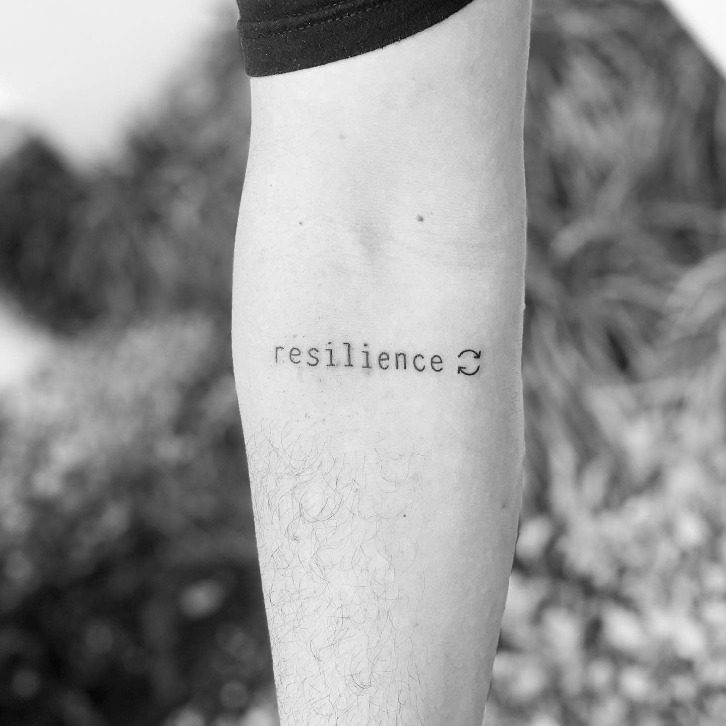 Simple Resilience Tattoo -karla_antunez_art
